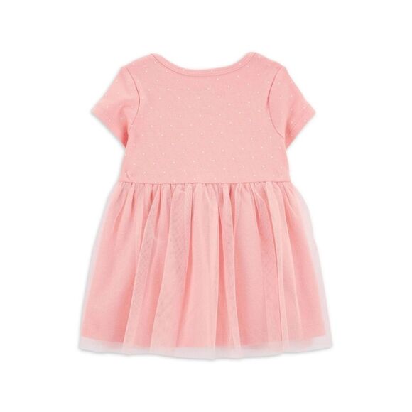 Nwt Easter Summer Baby Girl Raffle Tulle Dress set, 3pc, 100% cotton - Picture 2 of 7